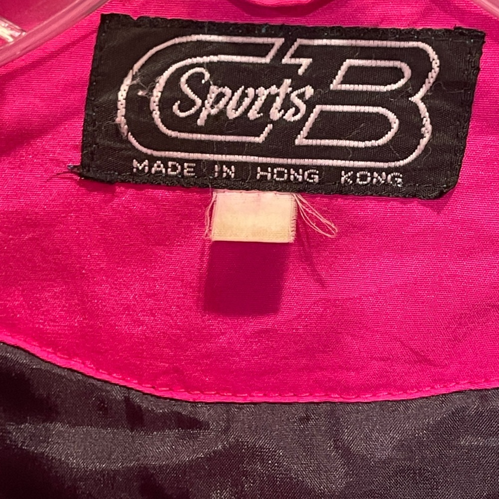 Vintage CB Sports Winter Ski Jacket Coat Teal and Pink - Picture 10 of 10